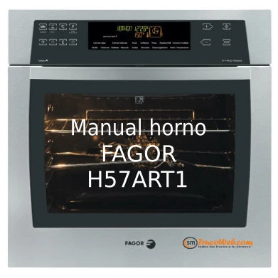 Manual e instrucciones horno Fagor H57art1